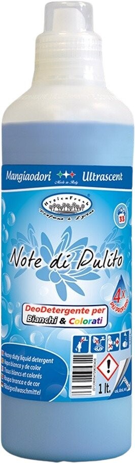 HYGIENFRESH Prací gél na farebnú a bielu bielizeň Note di Pulito 1 l
