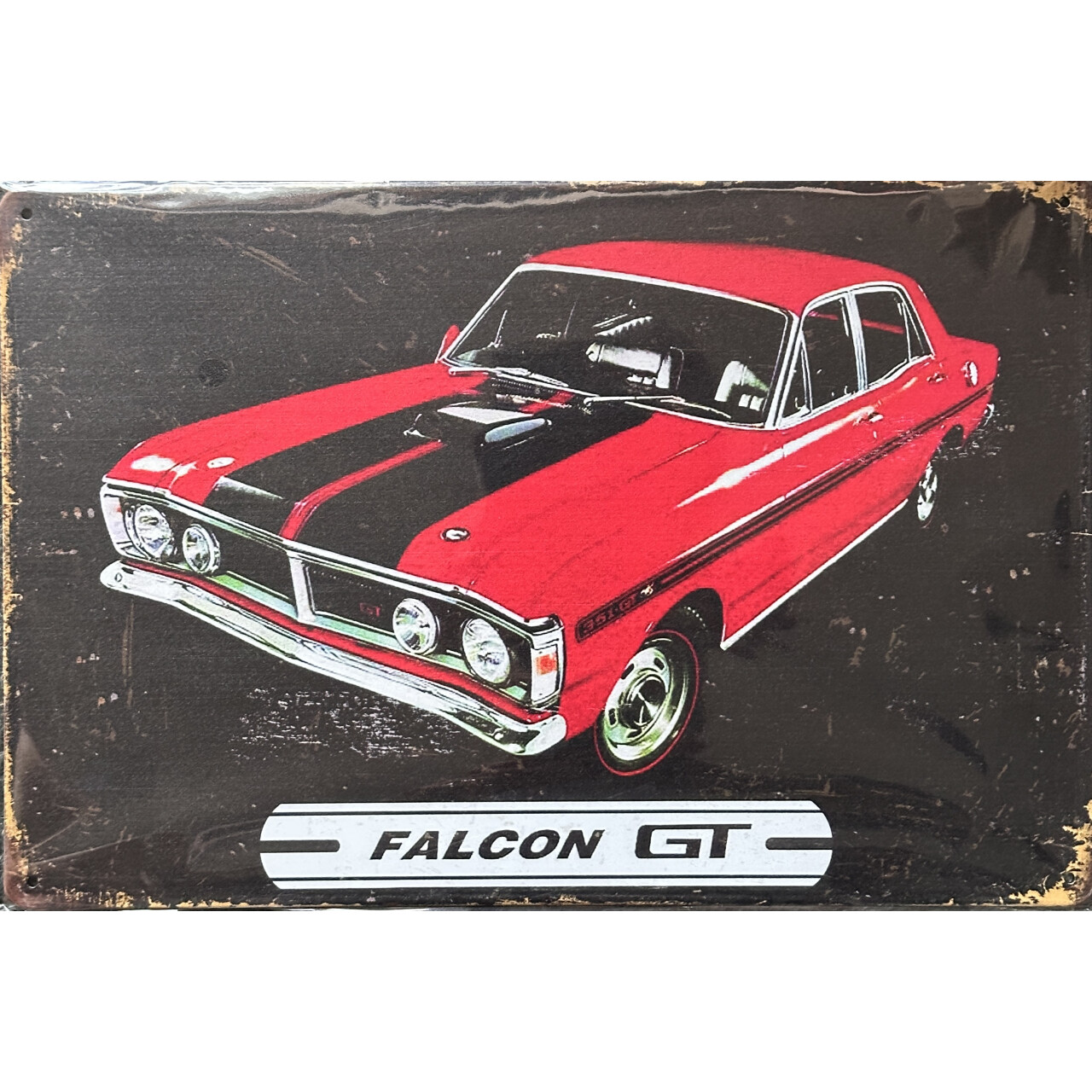 Ceduľa plechová Legal Life Falcon GT 20x30cm - farebná