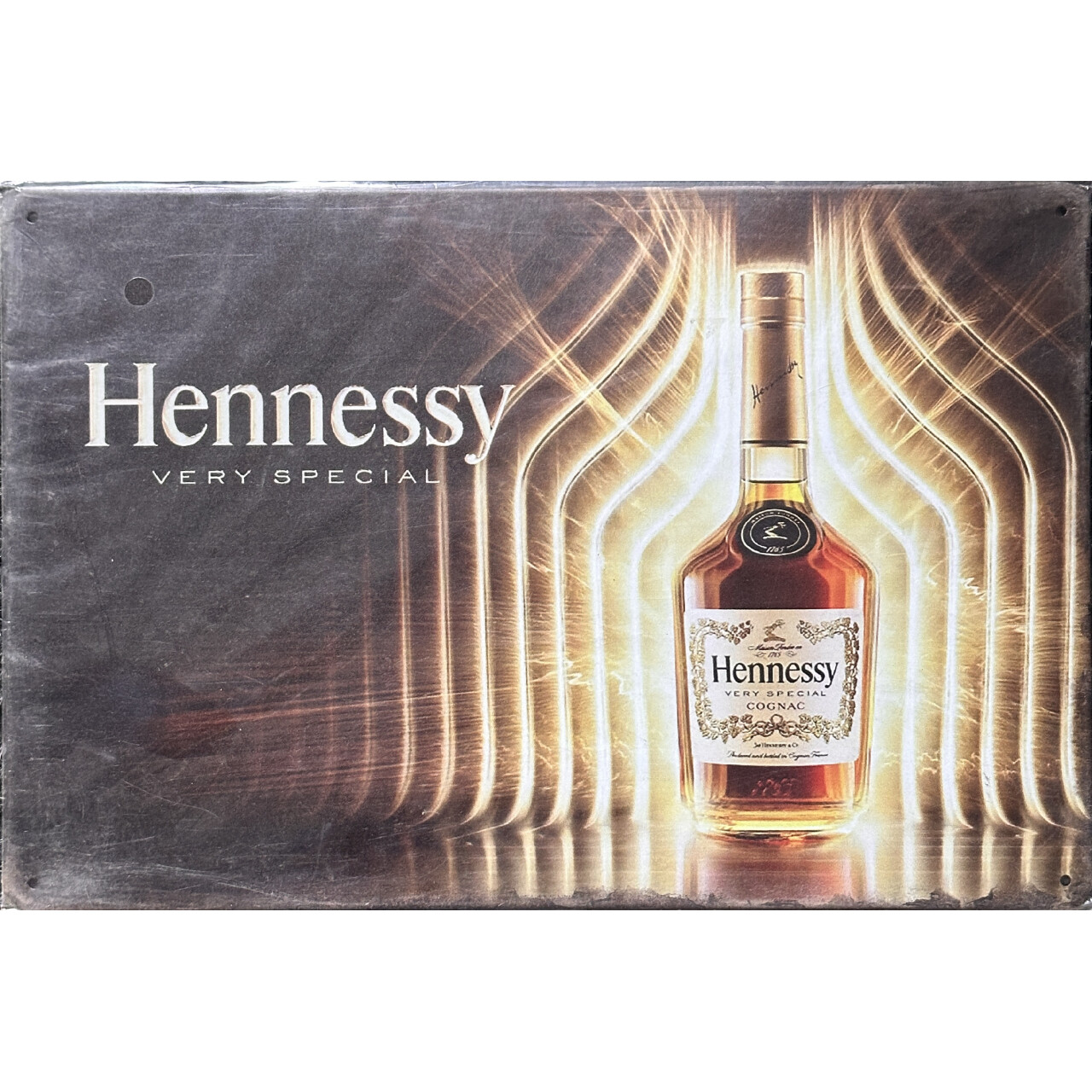 Ceduľa plechová Legal Life Hennessy 20x30cm - farebná