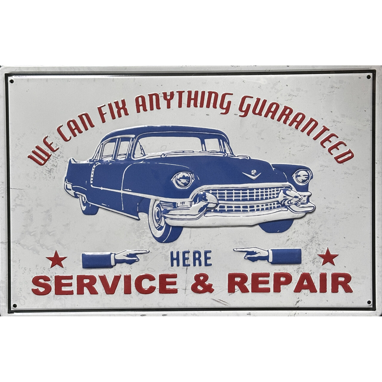 Ceduľa plechová Legal Life Servis a Repair 20x30cm - farebná