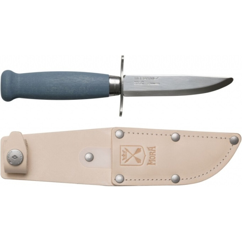 Nôž Morakniv Scout 39 S Safe s koženým puzdrom - modrý