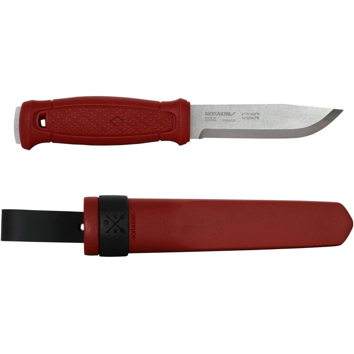 Nôž Morakniv Garberg S - červený-strieborný