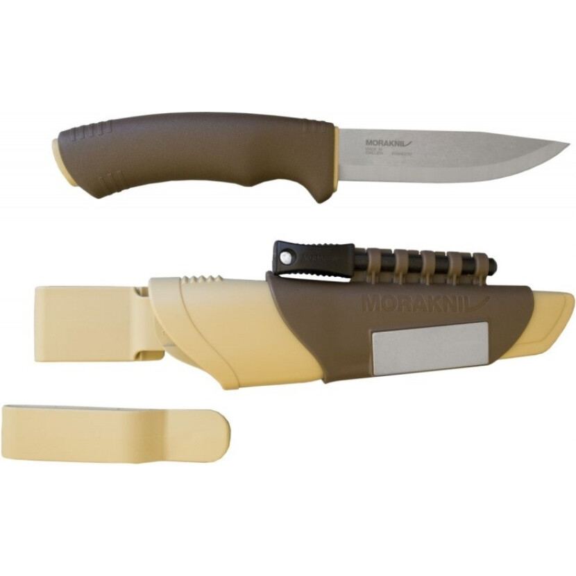 Nôž Morakniv Bushcraft Survival S - hnedý-béžový