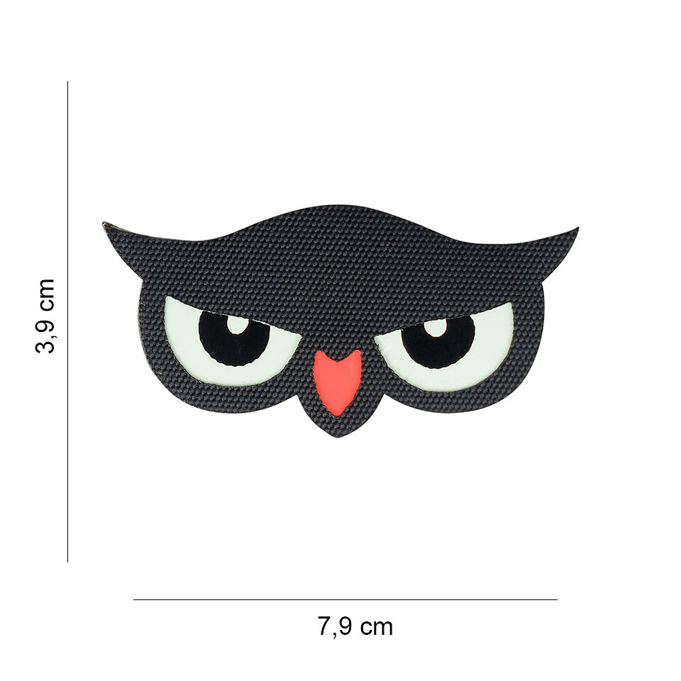 Nášivka textilná 101 Inc Owl Eyes Glow - farebná