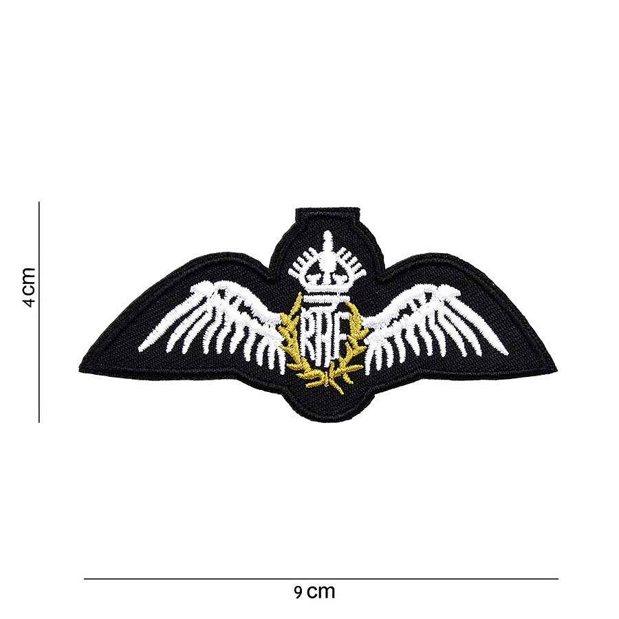 Nášivka textilná Fostex RAF Air Force Wing - biela-čierna