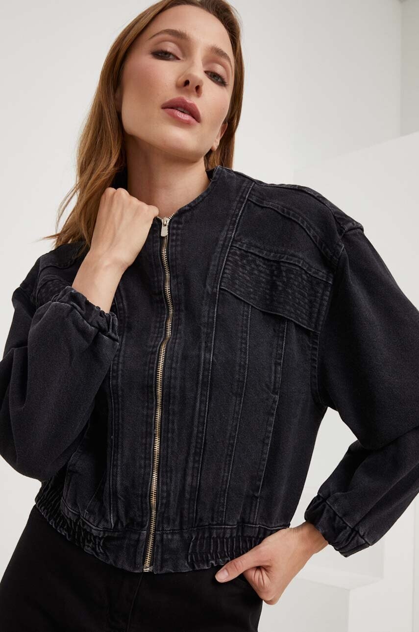 Rifľová bunda Answear Lab X limitovaná kolekcia NO SHAME