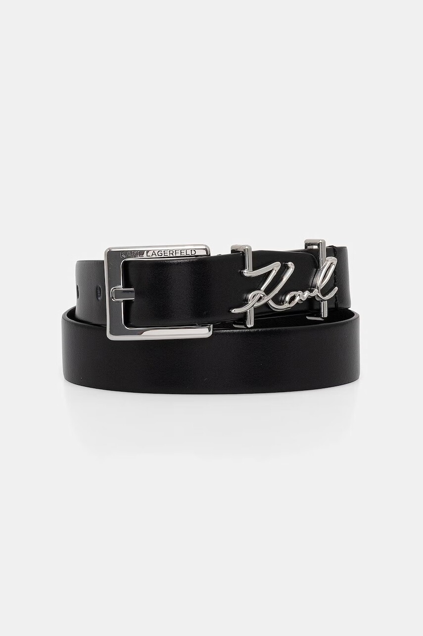 Dámsky kožený opasok Karl Lagerfeld K/SIGNATURE