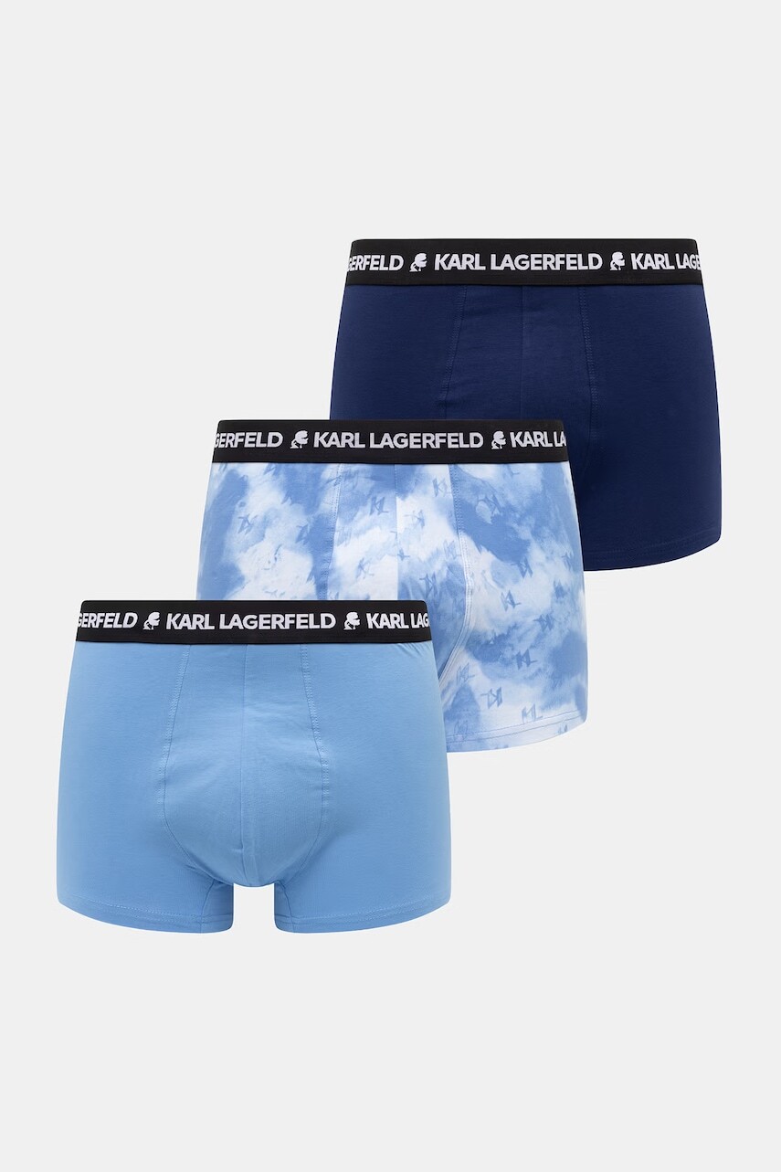 Karl Lagerfeld boxerky pánske bavlnené s elastanom 3-pak