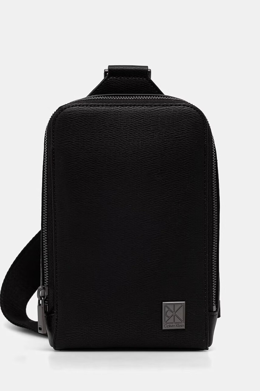 Calvin Klein Puzdro okolo krku pánske z imitácie kože