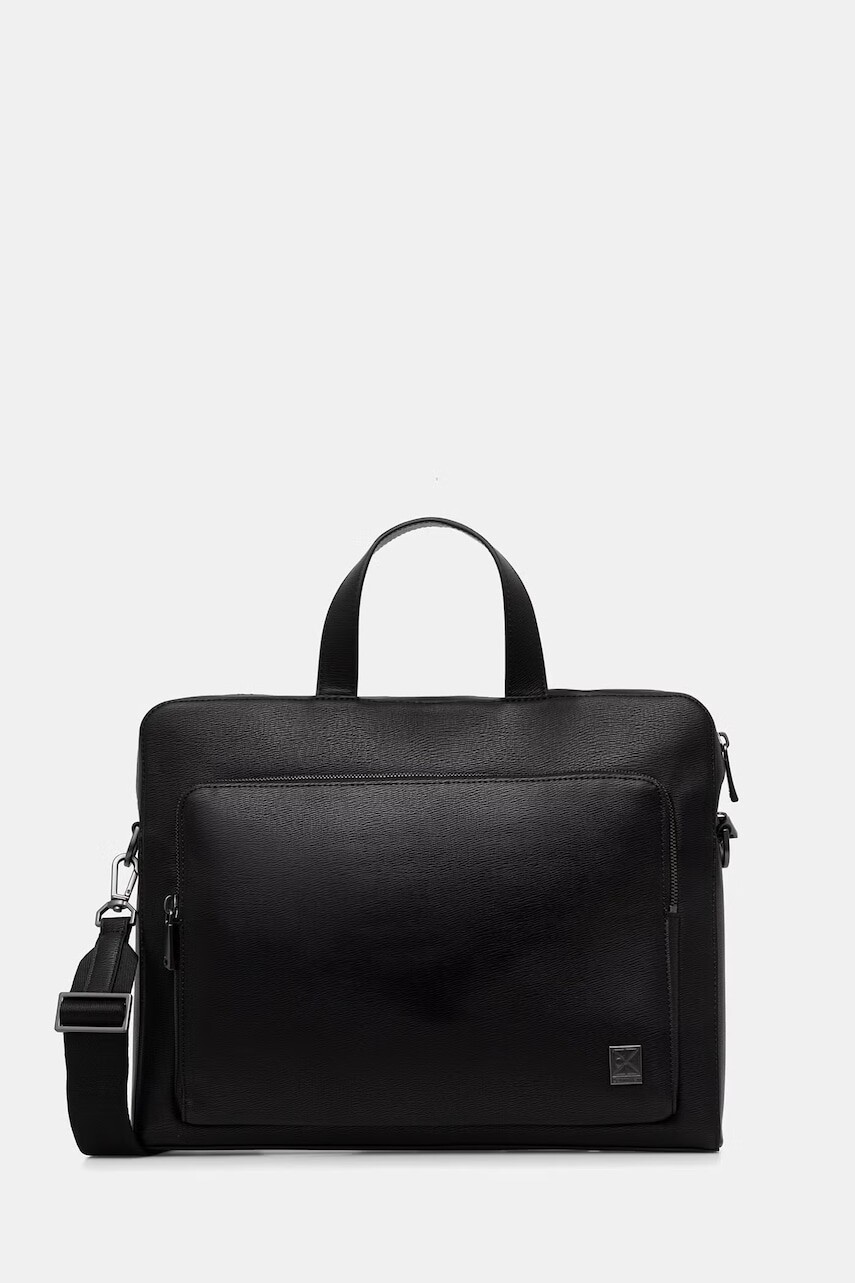 Calvin Klein aktovka pánska z imitácie kože