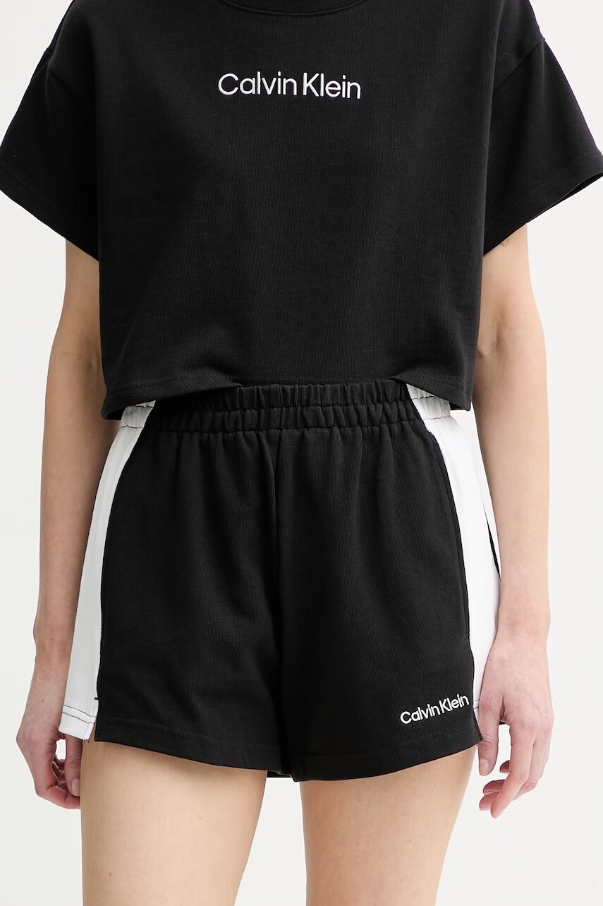 Calvin Klein teplákové šortky dámske bavlnené