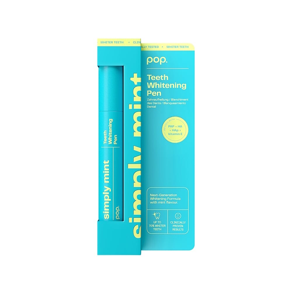 POP Teeth Whitening Pen Simply Mint bieliace pero mätové 4 ml