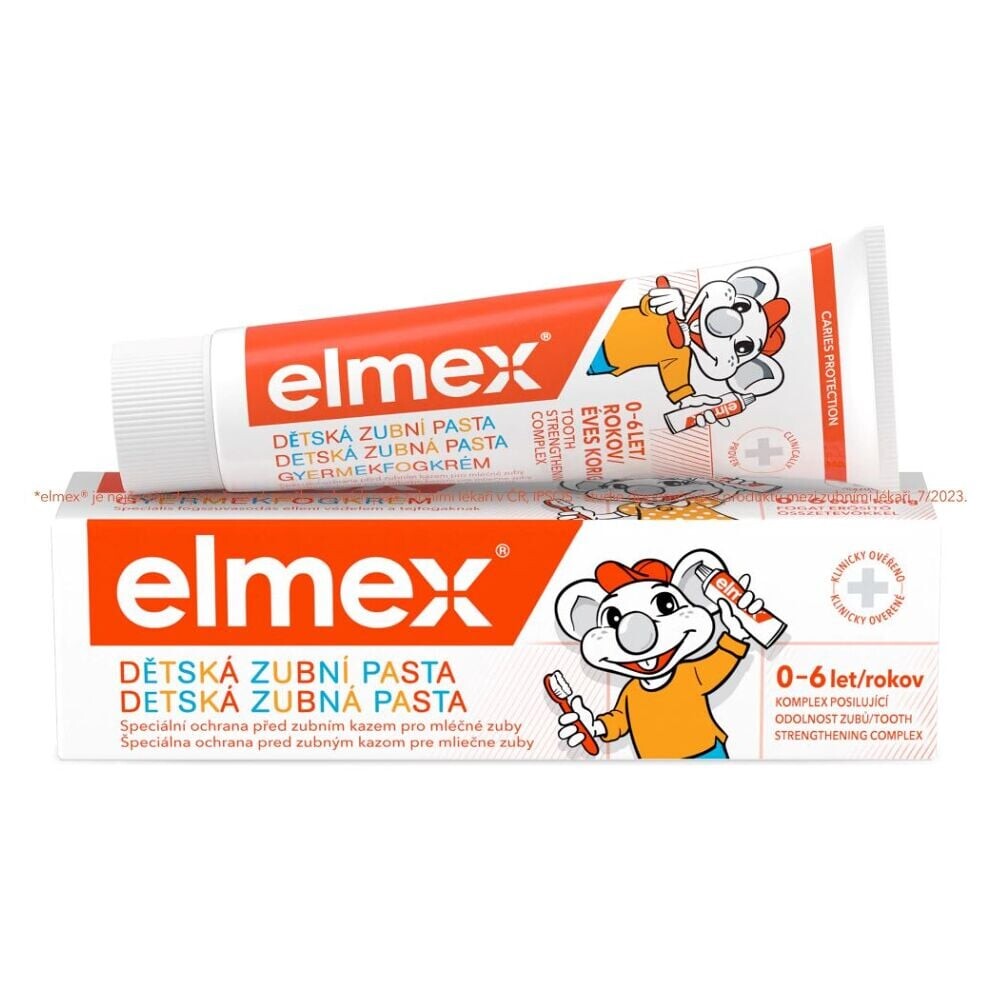 ELMEX Kids Zubná pasta pre deti od prvého zúbka do 6tich rokov 50 ml, poškodený obal