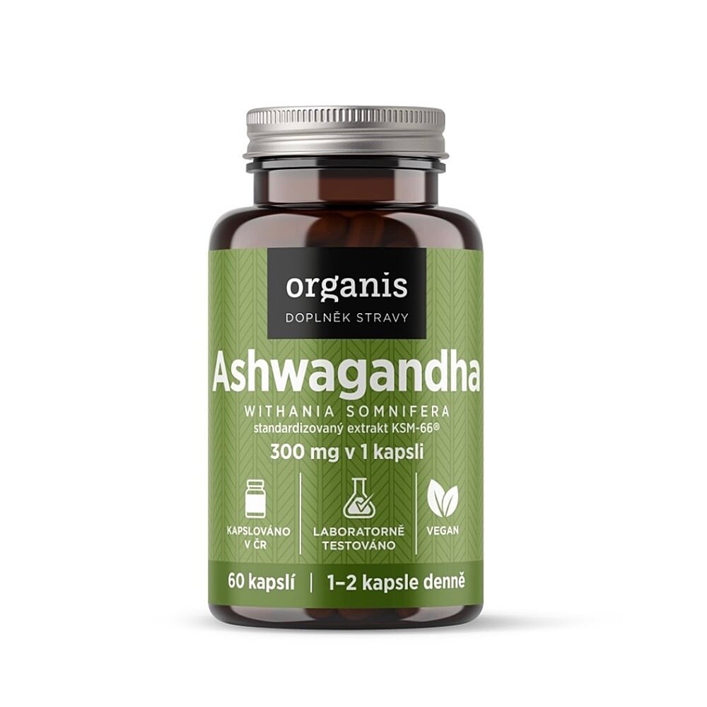 ORGANIS Ashwagandha KSM-66® 300 mg 60 kapsúl