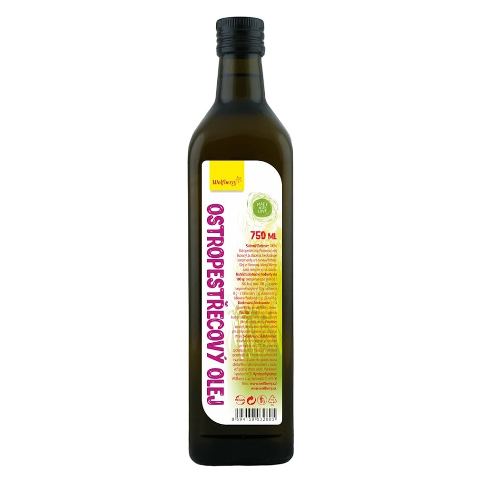 WOLFBERRY Pestrecový olej 750 ml, poškodený obal