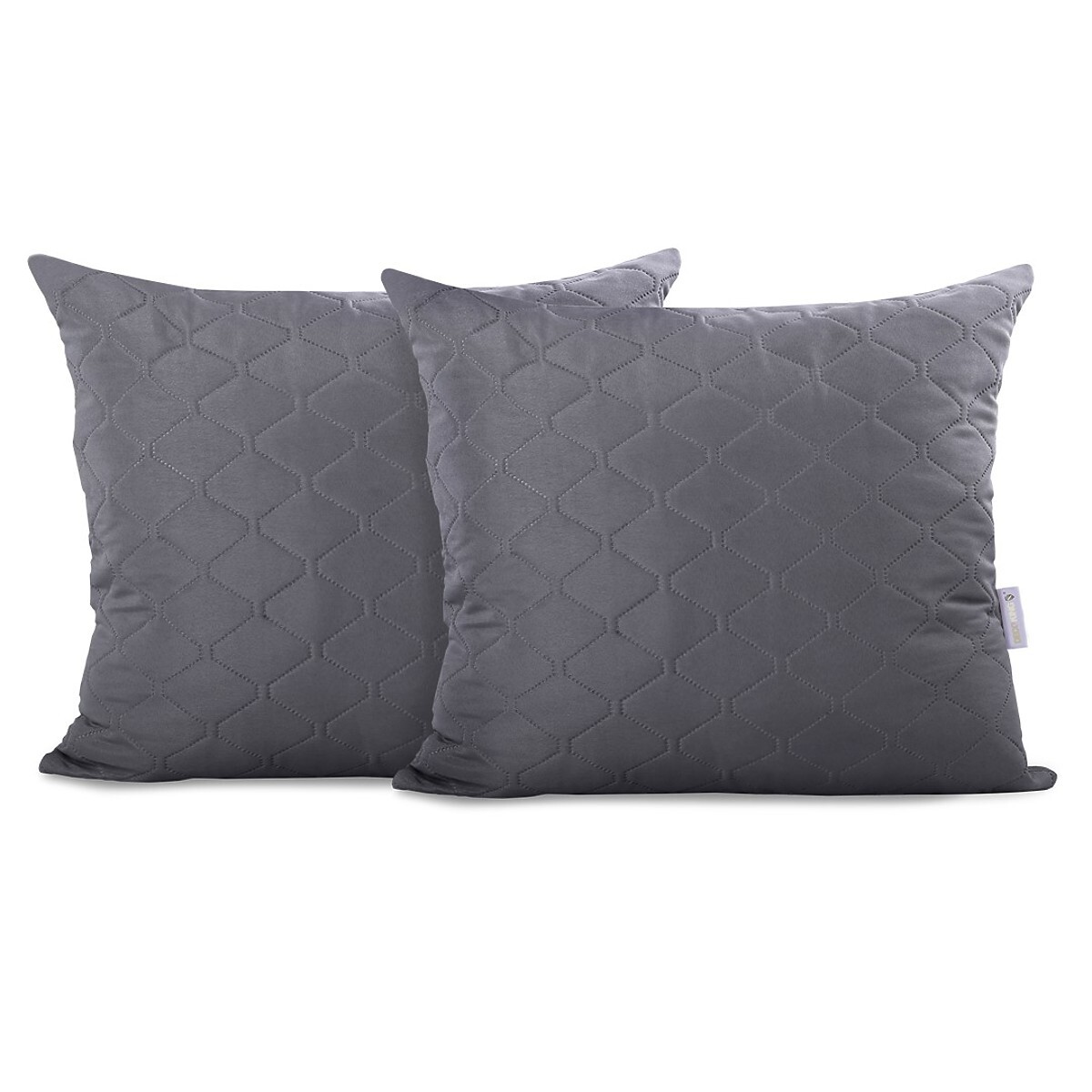 RESTILO dekoratívny poťah na vankúš AXEL grafitová farba klasický štýl 50x60