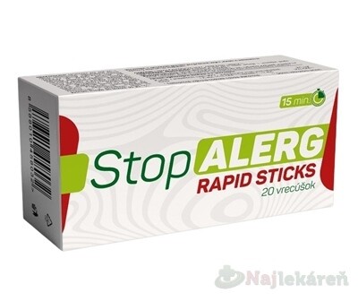 StopALERG RAPID STICKS vrecúška 20 ks