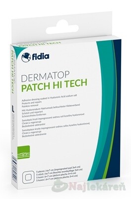 DERMATOP Patchi Hi Tech samolepiace krytie na rany 5 ks
