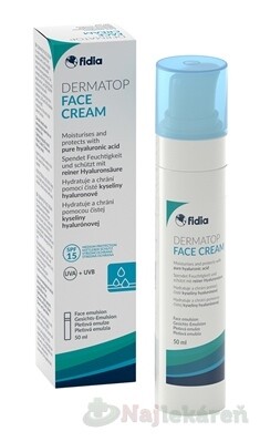 DERMATOP Face Cream SPF 15 denný krém 50 ml
