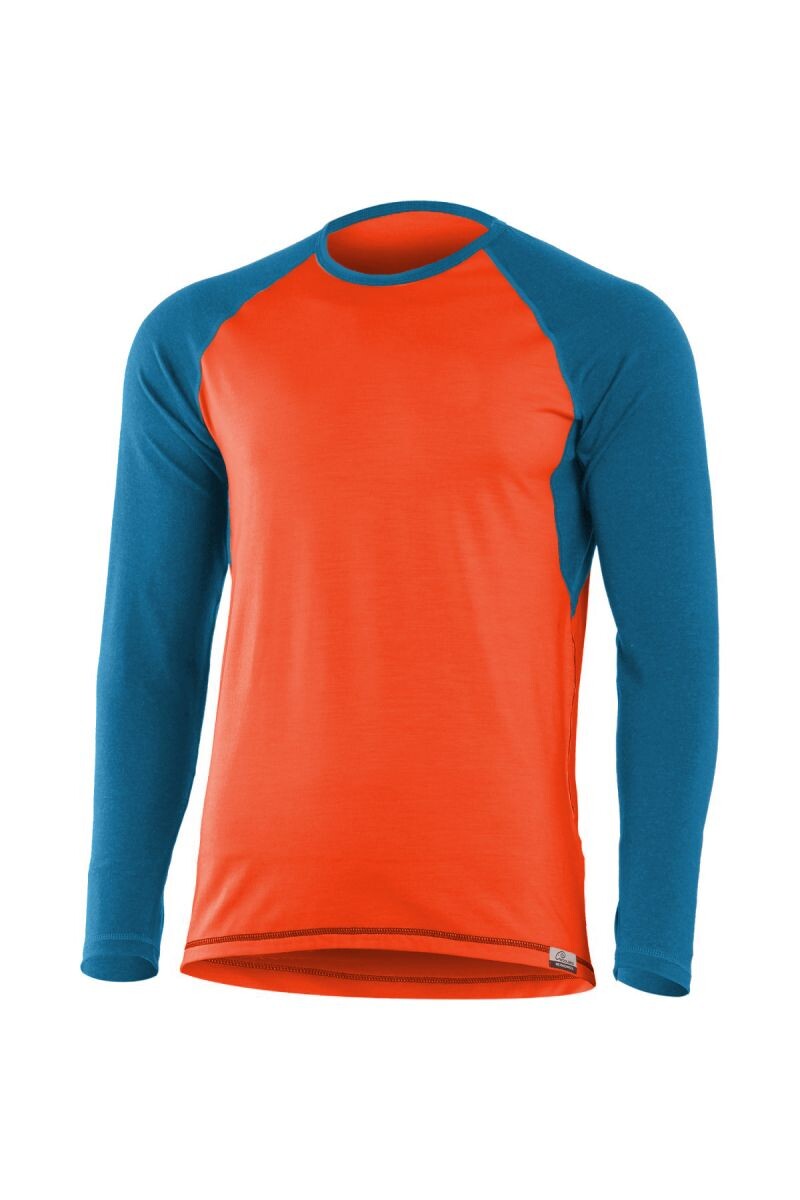 Lasting pánske merino tričko MARIO oranžové Veľkosť: L 8596445054750