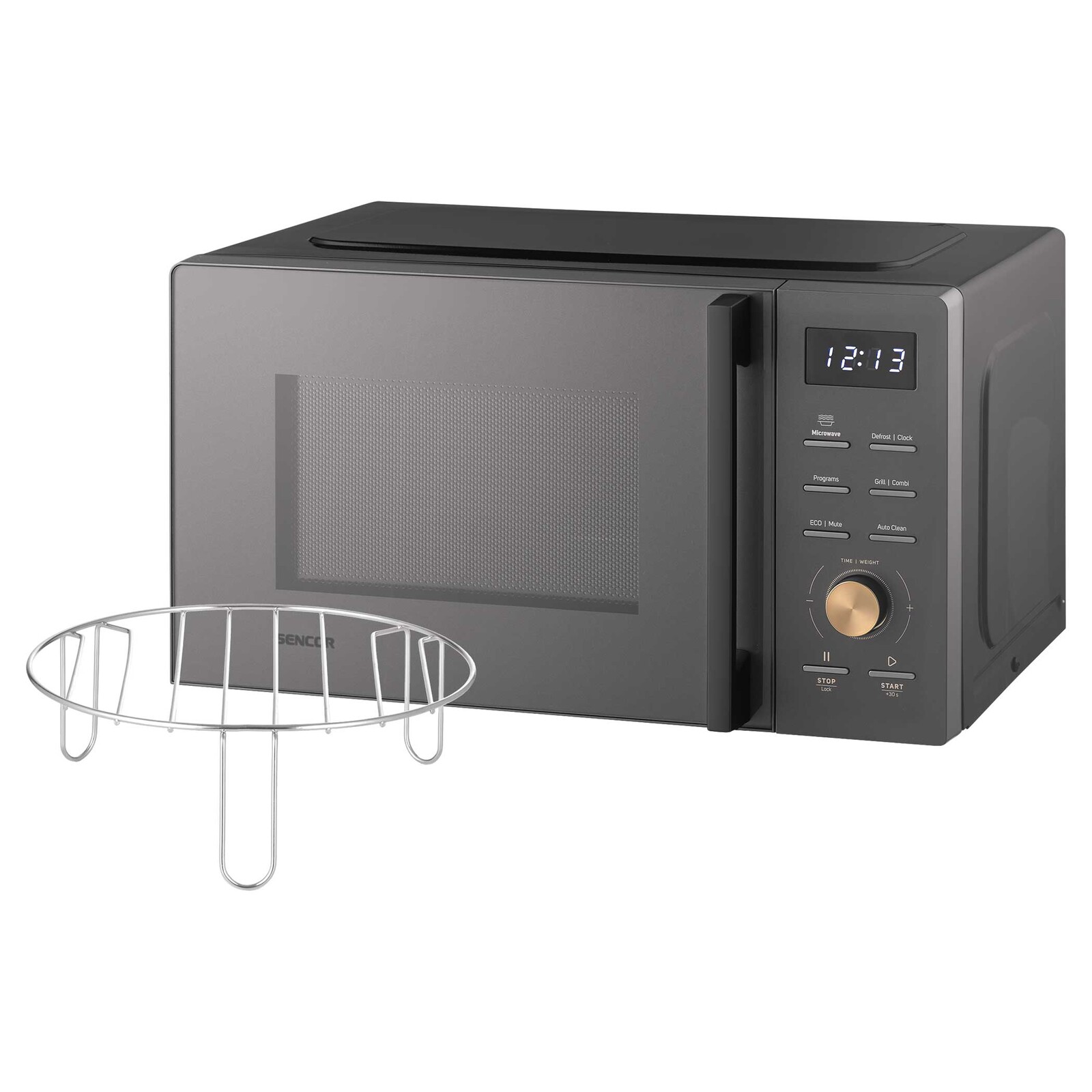 Sencor SMW 5520BK Mikrovlnná rúra s grilom Mikrovlnný ohrev na jednoduché a rýchle ohrievanie alebo varenie, Funkcia grilu, Objem 20 l, .