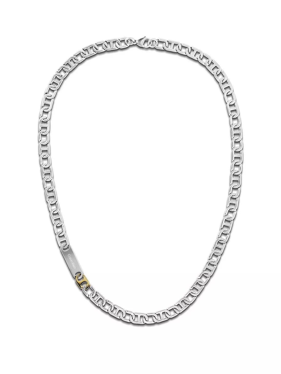 Calvin Klein Oceľový bicolor náhrdelník Candid 35100097