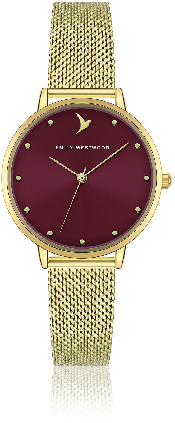 Emily Westwood Burgundy Glow Mesh EKK-3414