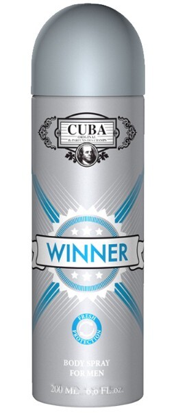 Cuba Winner For Men - deodorant ve spreji 200 ml