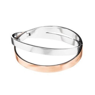 Calvin Klein Dvojitý pevný náramok z ocele Elliptical 35000851