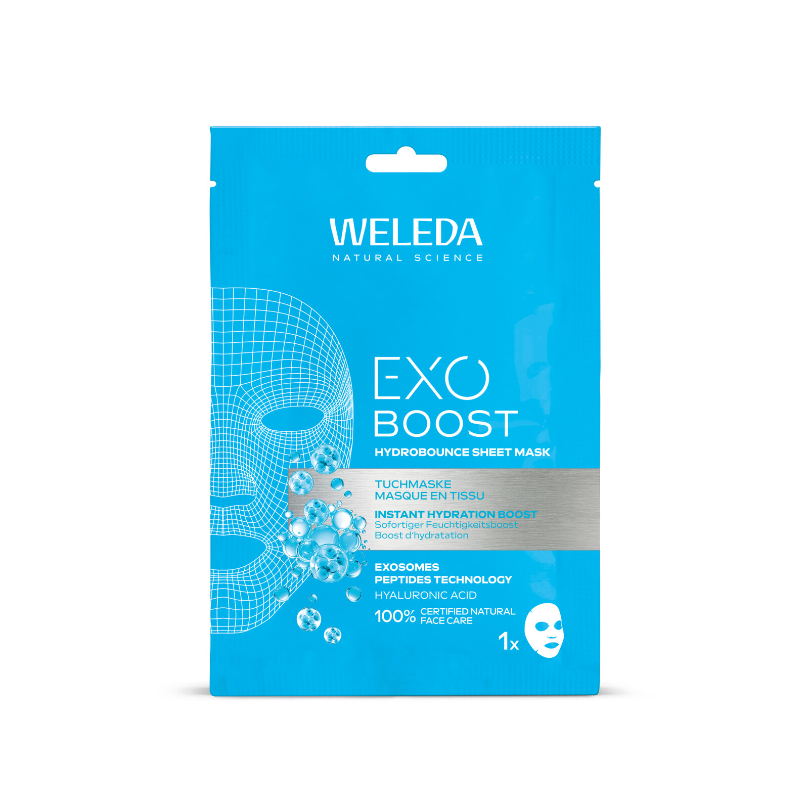 Weleda Superhydratačná pleťová maska Hydrobounce Sheet Mask 20 ml