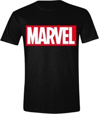 Marvel Box Logo tričko XL