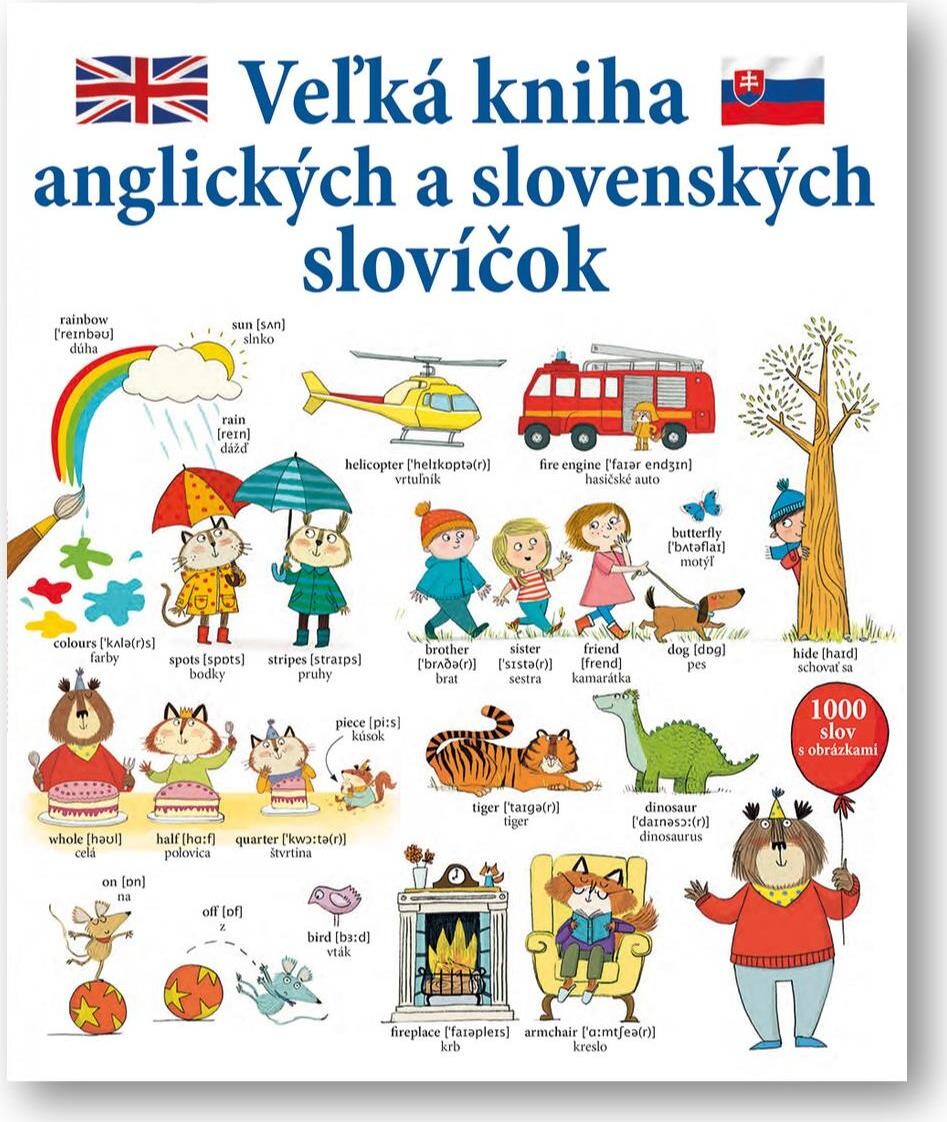 Veľká kniha anglických a slovenských slovíčok