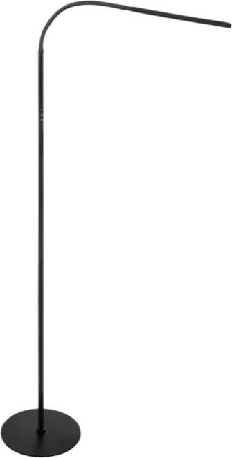 Izoxis 26885 LED stojací lampa 180 cm, stmívatelná, dálkové ovládání, černá