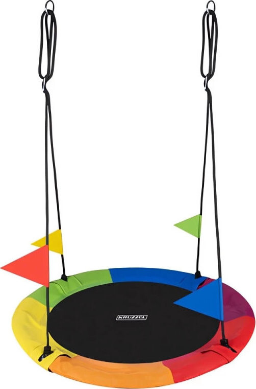 Kruzzel 25284 Houpací kruh 110 cm duhový