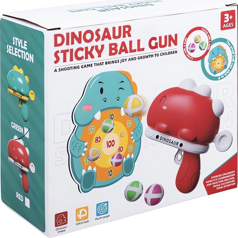 ISO 26333 Dinosauří střelecká sada s terčem