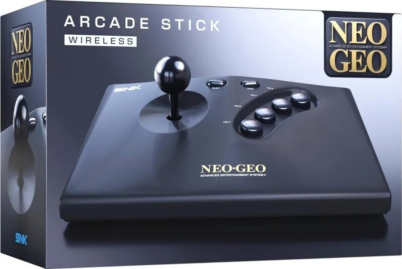 NEOGEO AES+ Arcade Stick – Black – ovládač