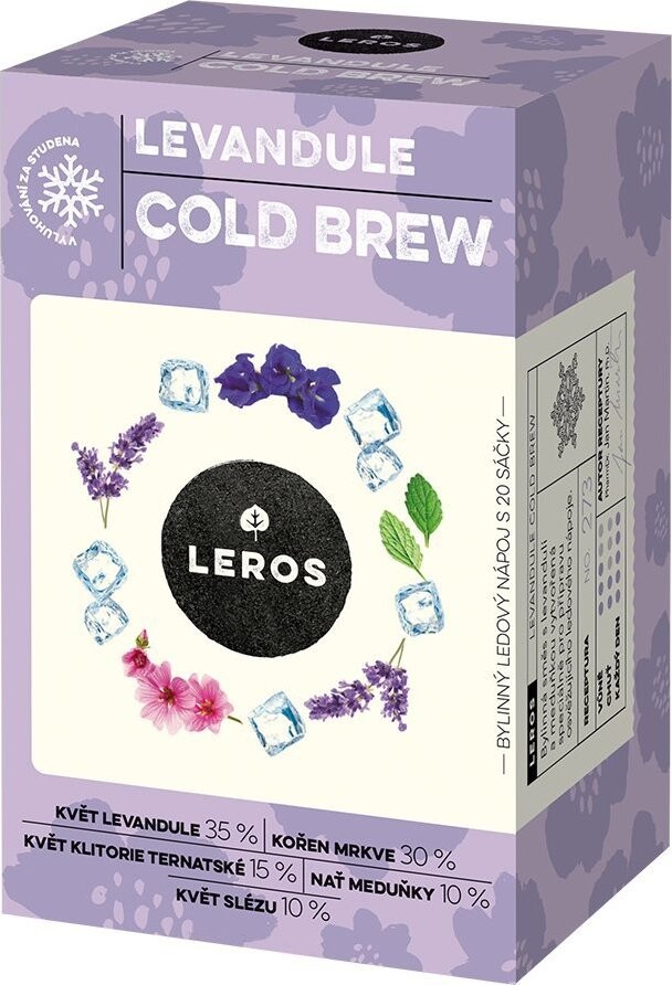 Leros Levanduľa Cold brew 20× 1,2 g