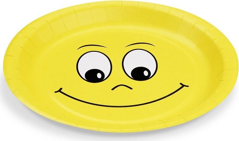 Wimex papierový tanier Smile, priemer 23 cm – 10 ks