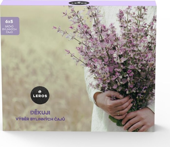 Leros Darčeková kazeta Ďakujem 6× 5 vreciek