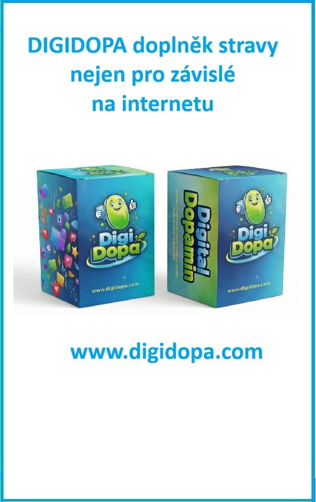DIGIDOPA doplněk stravy nejen pro závislé na internetu