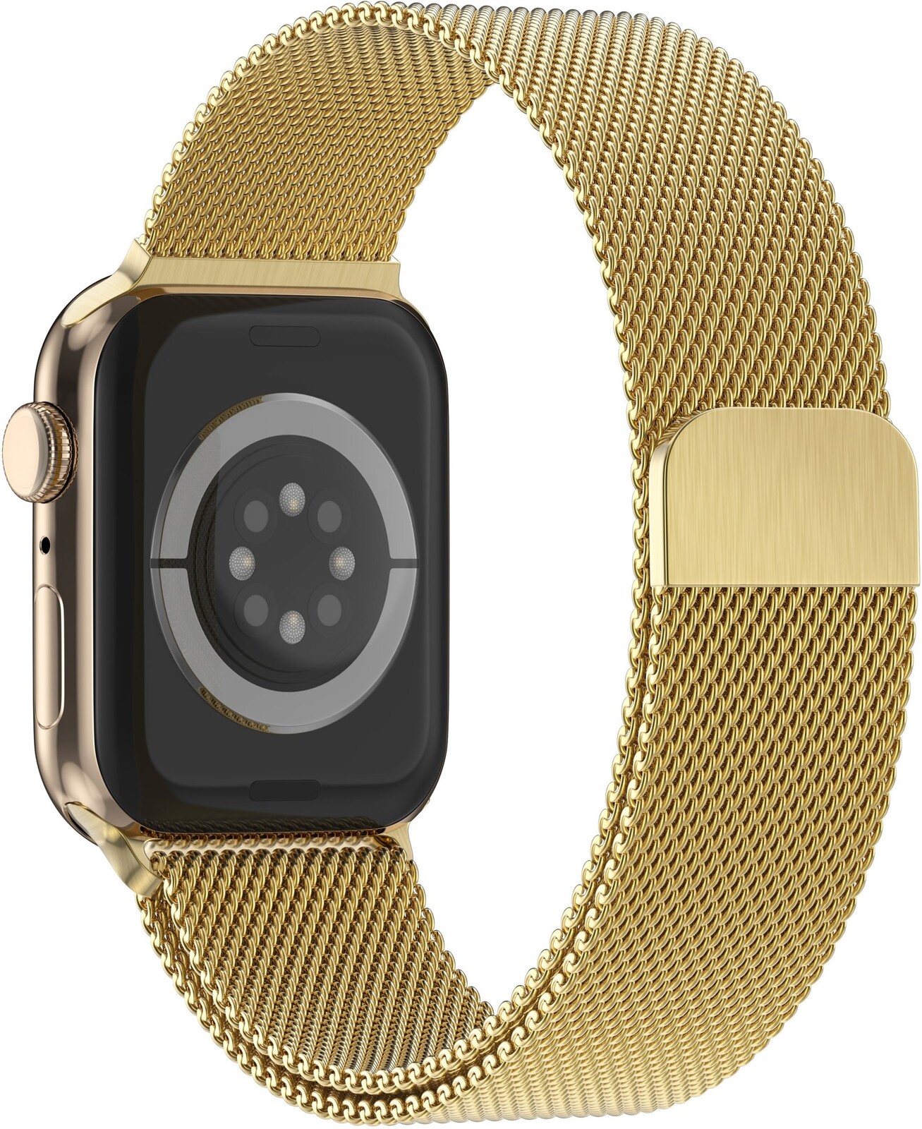 Eternico Elegance Milanese na Apple Watch 44mm / 45mm / 46mm / Ultra 49mm gold