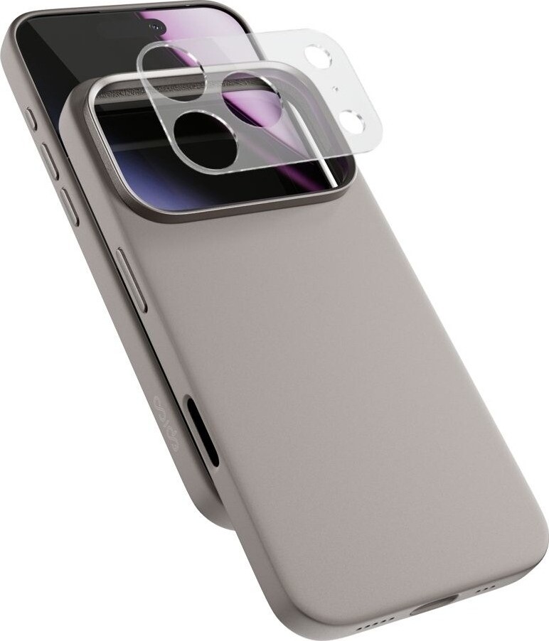 Epico Silicone Pro Mag+ kryt iPhone 17 Pro Max Qi2 & MagSafe kompatibilný – titánový