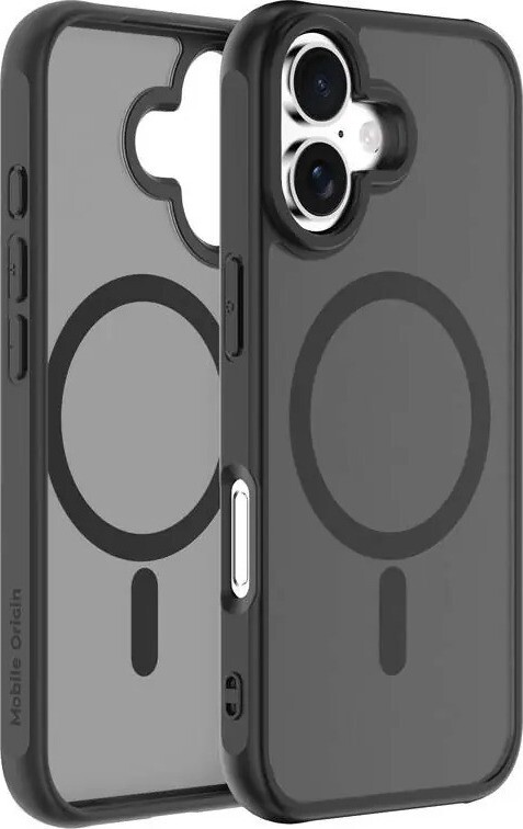 Mobile Origin Hybrid MagSafe Case Matte Black iPhone 16