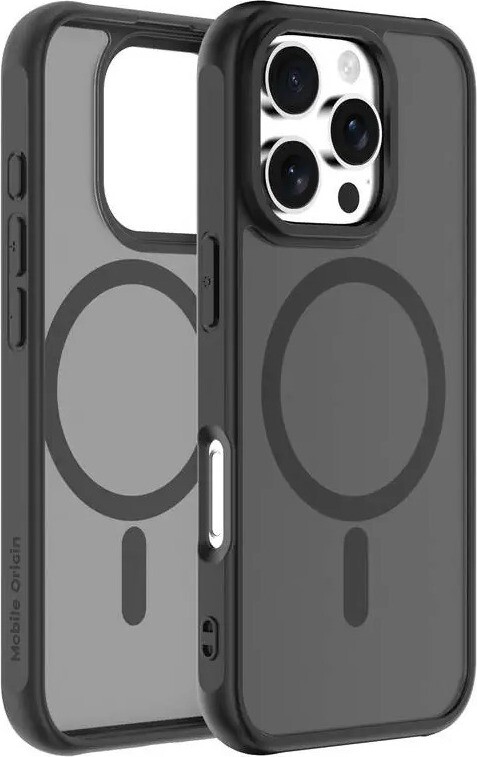 Mobile Origin Hybrid MagSafe Case Matte Black iPhone 16 Pro