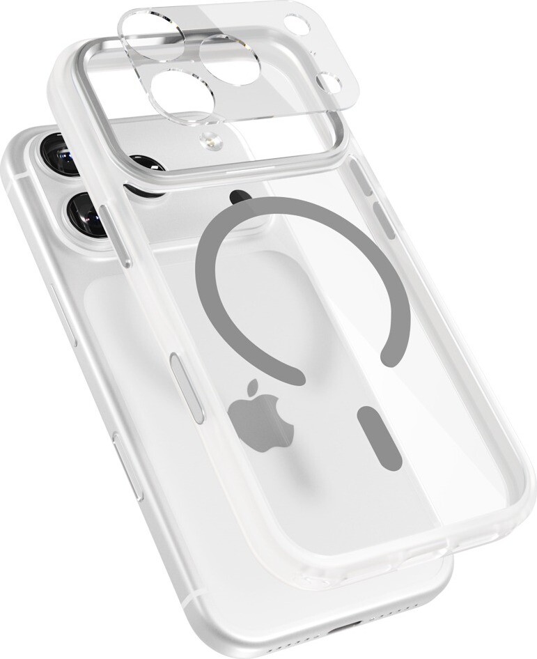 Epico Hero Pro Mag+ Case iPhone 17 Pro Max Qi2 & MagSafe kompatibilný – matný transparentný