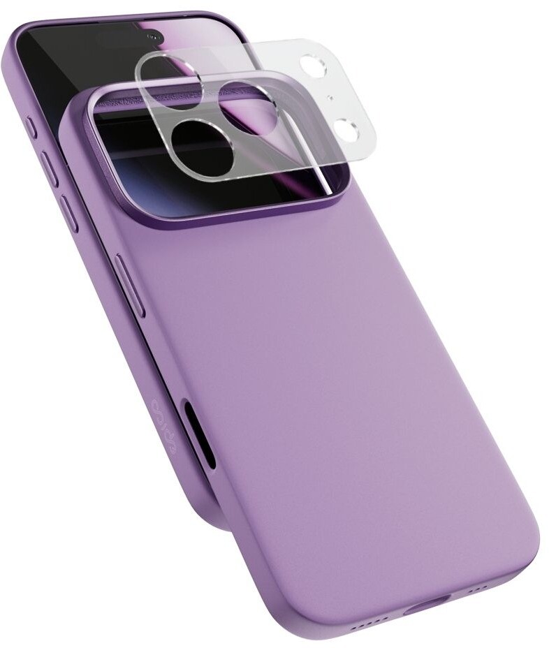 Epico Silicone Pro Mag+ kryt iPhone 17 Pro Max Qi2 & MagSafe kompatibilný – fialový