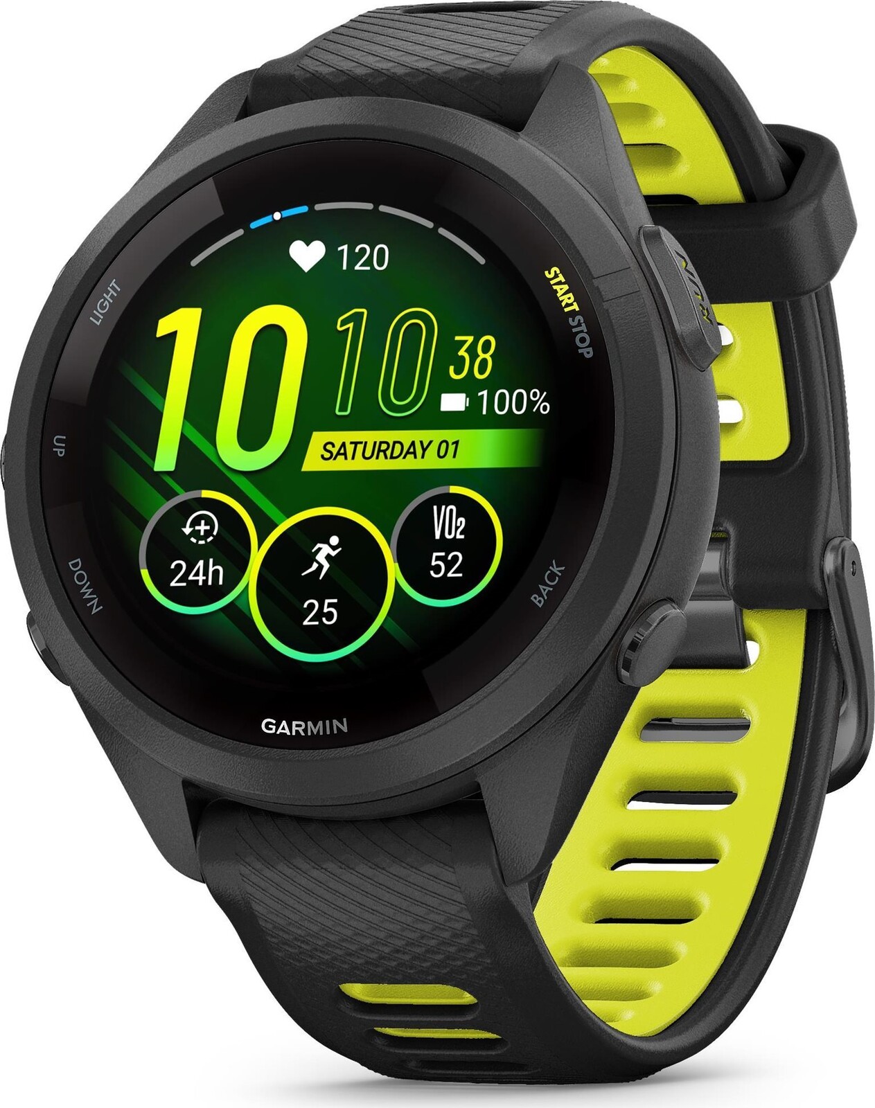 Garmin Forerunner 265S Black/Amp Yellow