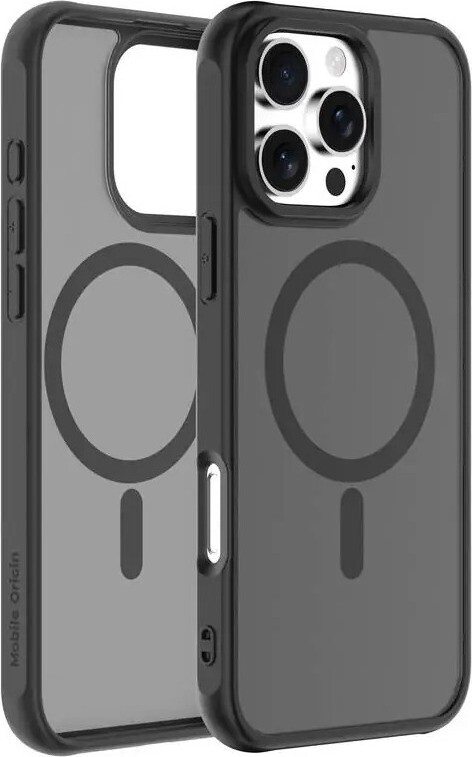 Mobile Origin Hybrid MagSafe Case Matte Black iPhone 16 Pro Max