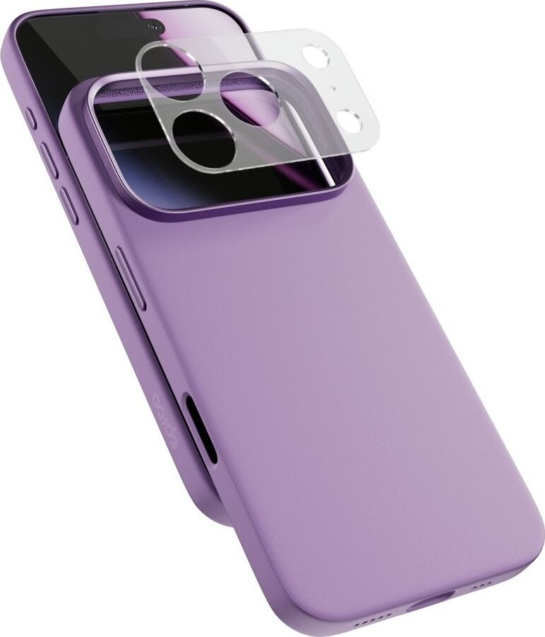 Epico Silicone Pro Mag+ kryt iPhone 17 Pro Qi2 & MagSafe kompatibilný – fialový