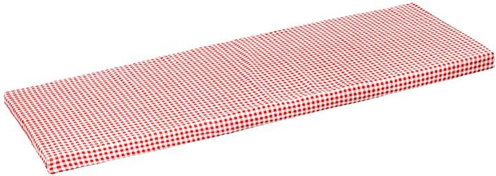 BELLATEX Vankúš na sedenie na lavicu 34/609 hladký na zips 40 × 140 kocka červený